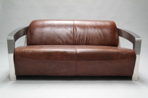 Clubsofa / Ledersofa 