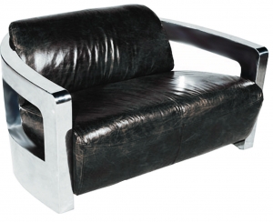 Clubsofa / Ledersofa 