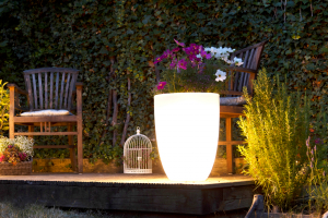 Pflanzgef LED - Light Curvy Pot 